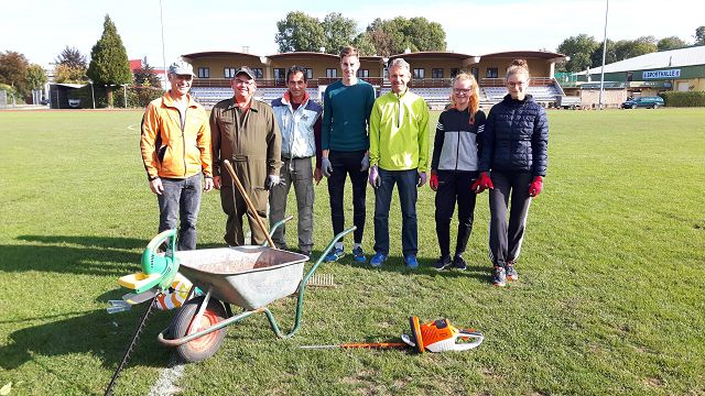 Sportplatz Arbeitseinsatz 2018